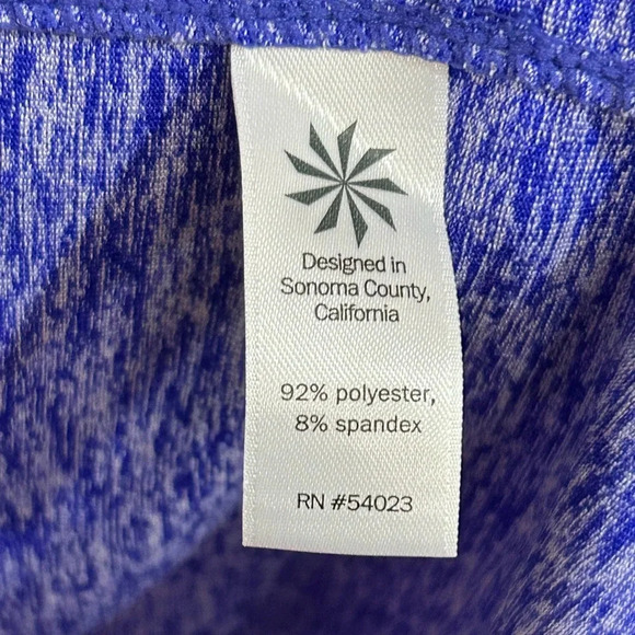 ATHLETA Running Wild Half Zip Pullover in Heathered Indigo - Picture 7 of 10